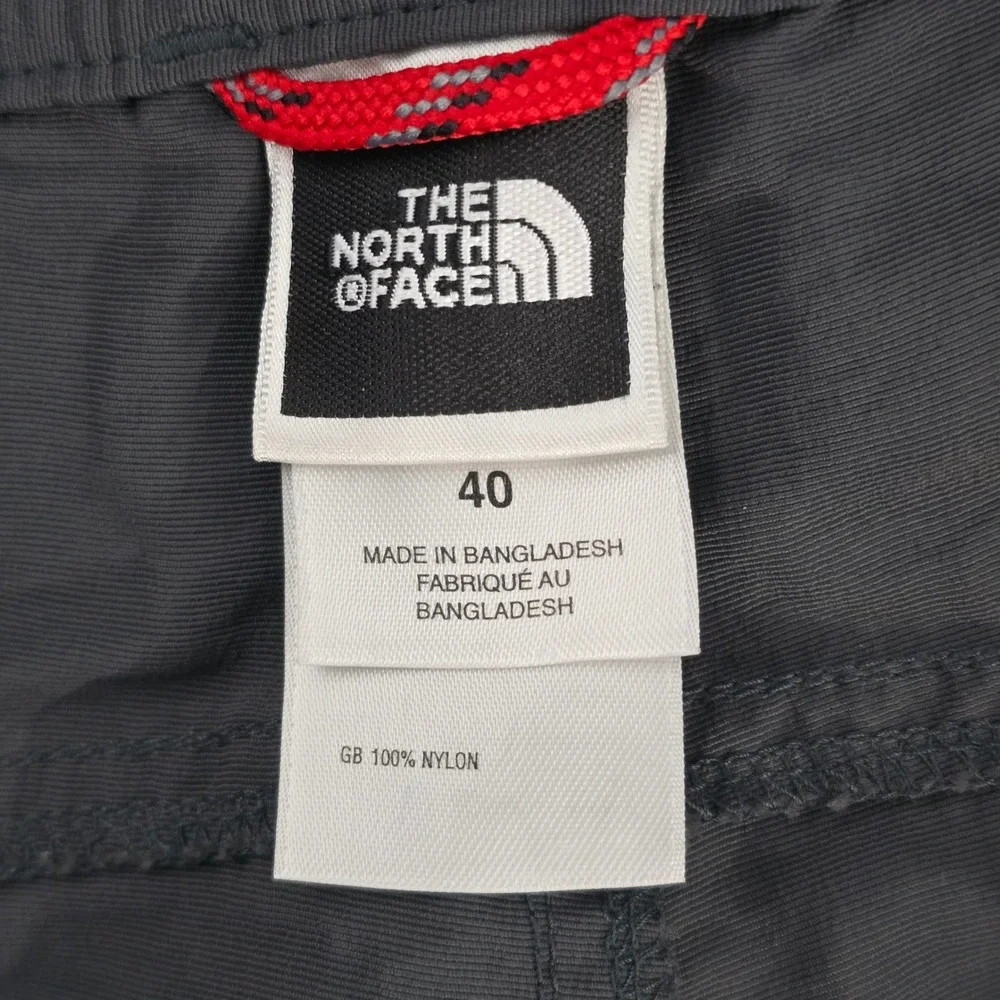 The North Face Mens Nylon Hiking Pants Outdoors‎ Gray Size 40